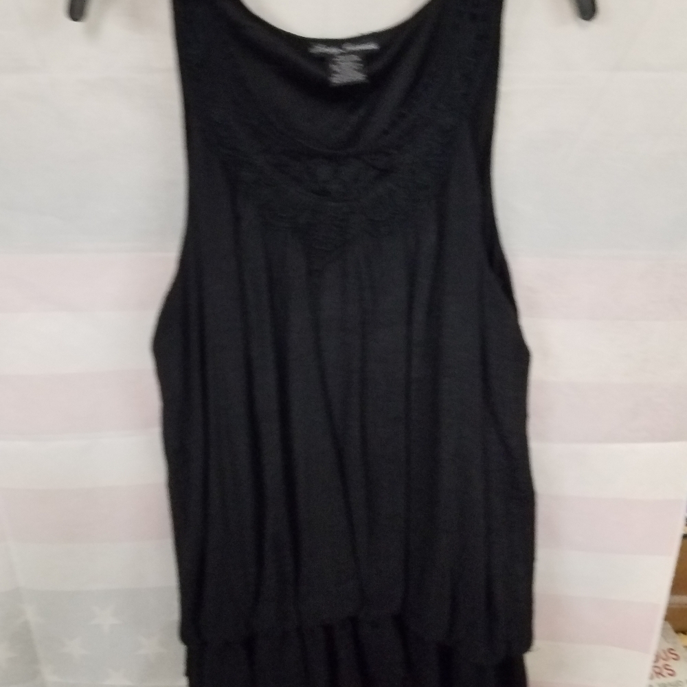 Simply Irresistible Black Sleeveless Tunic 2XL